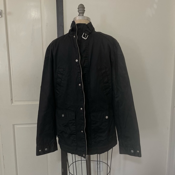 Goodfellow & Co Men's Weather Resistant Jacket Black color size M - Picture 2 of 8